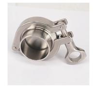 A Set 38mm Pipe OD 1.5" Tri Clamp Weld Ferrule + Tri Clamp + Silicon Gasket + End Cap 304 Stainless steel For Homebrew
