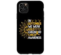 A settembre indossiamo la consapevolezza del cancro infantile del fiore d'oro Custodia per iPhone 11 Pro Max