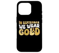 A settembre indossiamo la consapevolezza del cancro infantile del nastro d'oro Custodia per iPhone 16 Pro