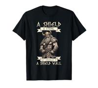 A Shield is Strong But Stronger in a Shield Wall l Viking Maglietta