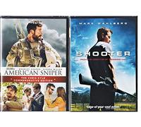 A Shooting Mission Secret Soldiers American Sniper & Shooter Mark Wahlberg Double Feature 2-DVD Movie Bundle