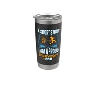 A Short Story I Am A Proud Beekeeper Bee Farmer Apicoltore Bicchiere termico in acciaio inox doppia parete
