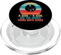 A Side B Side Guarda il mondo da entrambi i lati Dischi in vinile PopSockets PopGrip per MagSafe
