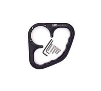 A-Sider - Maniglia per serbatoio per modelli Ducati, colore nero A-Sider Passeggero, manubrio passeggero con sistema di montaggio a 5 viti.
