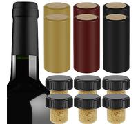 A Sigillatore di Vino da 60 Pezzi per Bottiglie di Vino Kit per Il risarcimento Bottiglia con Bottiglie di restringimento di Calore in PVC.