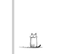 A Simon's cat: Work Notebook, Funny Office Gift for Women, Coworker, Boss, Secret Santa Gag Gift (Blank Lined Journal)