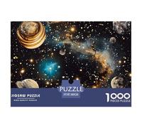 A Sky Full of Galaxies 1000 Pezzi Puzzle Per Adulti E Bambini Più Grandi Planet Jigsaw Gigante Multicolore Classici Divertimento Travel Gift Qualità Premium 38x26cm/1000pcs