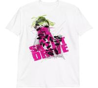 A SKYLIT Drive Roach Girl Emo Post-Hardcore Band T-Shirt White L