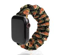 A Sleeping Fox - Cinturino elastico compatibile con iWatch, divertente cinturino per smart watch da uomo e donna, 38 mm/40 mm, 42 mm/44 mm, 38mm/40mm, Poliestere, Nessuna pietra preziosa