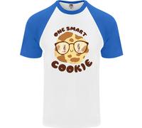 A Smart Biscotto Divertente Cibo Secchione Nerd Matematica DA UOMO S/S T-Shirt