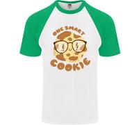 A Smart Biscotto Divertente Cibo Secchione Nerd Scienza DA UOMO S/S T-Shirt