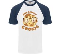 A Smart Biscotto Divertente Cibo Secchione Nerd Scienza DA UOMO S/S T-Shirt
