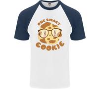 A Smart Biscotto Divertente Cibo Secchione Nerd Scienza DA UOMO S/S T-Shirt