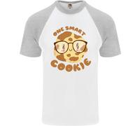 A Smart Biscotto Divertente Cibo Secchione Nerd Scienza DA UOMO S/S T-Shirt