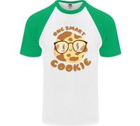 A Smart Biscotto Divertente Cibo Secchione Nerd Scienza DA UOMO S/S T-Shirt