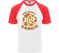 A Smart Biscotto Divertente Cibo Secchione Nerd Scienza DA UOMO S/S T-Shirt