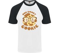 A Smart Biscotto Divertente Cibo Secchione Nerd Scienza DA UOMO S/S T-Shirt