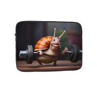 A snail working out Printing 10" custodia per laptop accessorio essenziale per pendolarismo e uso in ufficio