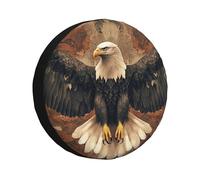 A Soaring Eagle, copertura per ruota di scorta, impermeabile, antipolvere, universale, adatta per rimorchi, camper, SUV, camion, camper, 38 cm
