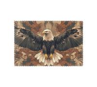 A Soaring Eagle - Set di 6 tovagliette lavabili lavabili e facili da pulire, adatte per uso interno ed esterno, per tavolo da pranzo