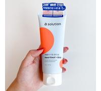 A.SOLUTION Heartleaf + BHA Trouble Cleansing Foam 150 g schiuma esfoliante le...