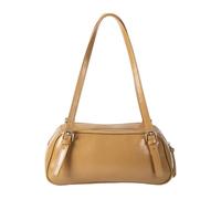 A Spalla Elegante PU Puro Mano Moda Mano Sottobraccio Casual Con Finitura Lucida Per Gli Acquisti Di Viaggio E Accessori Materiali Premium Incontri Borse, albicocca