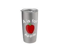 A sta per Apple Toddler Teacher Kindergarten Class Preschool Bicchiere termico in acciaio inox doppia parete