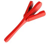 A-Star Batacchio di nacchere a mano tradizionale in legno in rosso