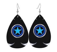 Â€Œstar With Silver Crescent Rings Design Orecchini Moda Orecchini In Pelle Penzolare Pendenti Per Decorazioni Donna