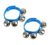 A-Star Wrist Jingle Sleigh Bells con cinturino in nylon - Coppia - Blu