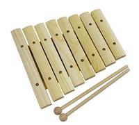 A-Star Xilofono soprano diatonico a 8 note in legno con due battitori in legno - da C6 a C7