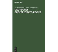 A Steinhauser Ludwig Steinhäuse Deutsches Elektrizitäts-Rech (Copertina rigida)