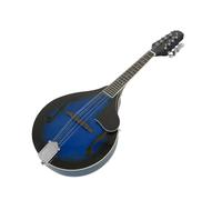 A-Stile Mandolino Acustico Mandolino Con Bordo Nero Blu Set 8 Corde Mandolino In Stile A Con Corde Per Strumenti Per Principianti(Mandolin)