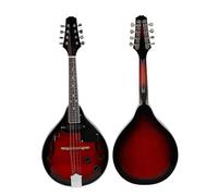 A-Stile Mandolino Acustico Mandolino Per Principianti Per Adulti Rosso Nero Bordo Elettrico Mandolino A Otto Corde Prestazioni Professionali(B)