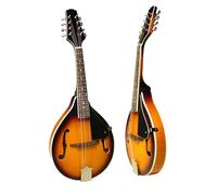 A-Stile Mandolino Acustico Mandolino Professionale A Otto Corde Con Impiallacciatura In Legno Massello Strumento Completo Per Mandolino Singolo(F)
