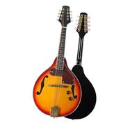 A-Stile Mandolino Acustico Principianti E Adulti Strumento Melodico Mandolino Elettrico Professionale A 8 Corde Uno Stile Con Zaino In Tessuto(Mandolin Set)
