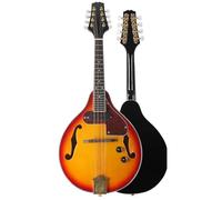A-Stile Mandolino Acustico Principianti E Adulti Strumento Melodico Mandolino Elettrico Professionale A 8 Corde Uno Stile Con Zaino In Tessuto(Mandolin Set)