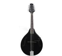 A-Stile Mandolino Acustico Principianti Mandolino A 8 Corde Strumento Melodico Classico Un Mandolino In Stile Con Accessori In Tessuto Per Zaino Da Trasporto(Black Set)