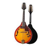 A-Stile Mandolino Acustico Strumento Melodico Classico Per Mandolino Elettrico A 8 Corde Uno Stile Con Prestazioni Pratiche In Tessuto Per Zaino Da Trasporto(Mandolin Set)