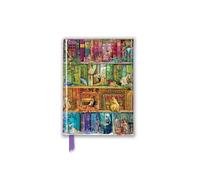 A Stitch in Time Bookshelf Foiled Pocket Notebook