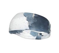 A Stone Falling from The Sky, fasce per capelli per donne e uomini, con motivi unici personalizzati, fascia larga antiscivolo per corsa, palestra, yoga e altro ancora, accessori per capelli alla moda