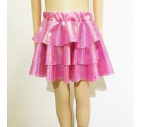 A Strati Bambini Ragazza Gonna Tutù Lucido Costume Brillantini Disco Rétro