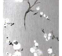A-Street Prints Carta da Parati Bliss Blossom, Tortora, 20.5-inch x 33 ft