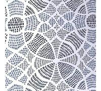 A-Street Prints Carta da Parati Geometrica Zazen, Blu, 20.5-inch x 33 ft