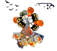 a stringa di decorazioni per Halloween, per interni ed esterni, resistenti alle intemperie, decorazione natalizia per albero interno, cortile, prato, recinto, cortile, portico, patio