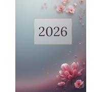 A structured daily planner 2026 with hourly scheduling and weekly flower coloring pages. Stay productive while enjoying calming, creative breaks.: 8.5x11 calendar for woman