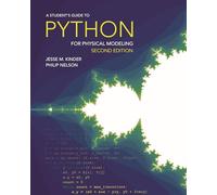 Philip Nelson Jesse M. A Student's Guide to Python for Physical Mo (Tascabile)