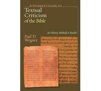Wegner Paul D Students Gt Textual Criticism BOOK NUOVO