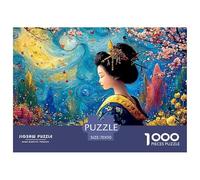 A Stunning Tropical Garden 1000 Pezzi Cartone Robusto Puzzle Japanese Woman Immagini Vibranti Gioco Per Famiglie Puzzle Decorazioni Per La Casa 70x50cm/1000pcs