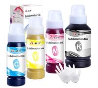 A-SUB 420 ml Ricarica inchiostro sublimatico, riempimento facile per stampanti Epson EcoTank serie ET1800 ET2700 ET2800 ET3700 ET3800 ET4700 ET4800 ET5800 ET14100 ET16100 ET16600
